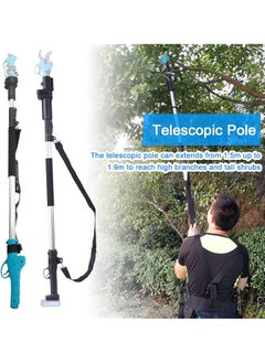 erorex High Carbon Steel Foldable Telescopic Rod Electric Pruning Shear Holder 1.5 1.9M High Branches Cutting Extension Bars  - Image 3