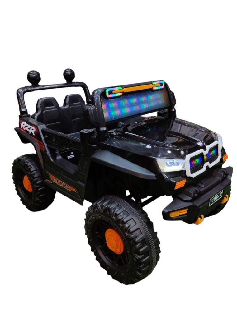 RZ Electric Ride-On Car for Kids in Black - Suitable up to 5 Years