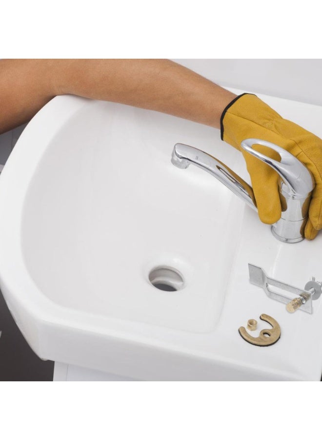 10 Pcs Under mount Sink Brackets, Washbasin Clamps Bracket, Under mount Sink Clips Kitchen Bathroom Sink Protectors for Kitchen Sink Dishwasher Mounting Bracket - Image 5