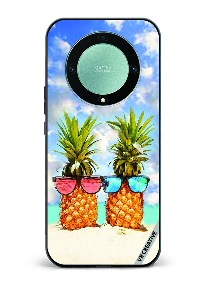 VR CREATIVE Protective Case Cover For Honor X9b Pineapple Design Multicolour - Image 1