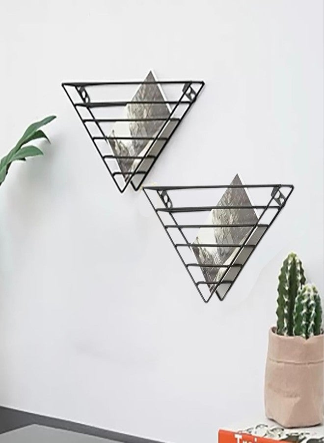 CROISSANT Wall Mounted File Organizer,Metal Magazine Basket, Wall Mounted Magazine Rack, Suitable for Hanging File Folders for Office Living Room(Black, 1 Pack) - Image 5