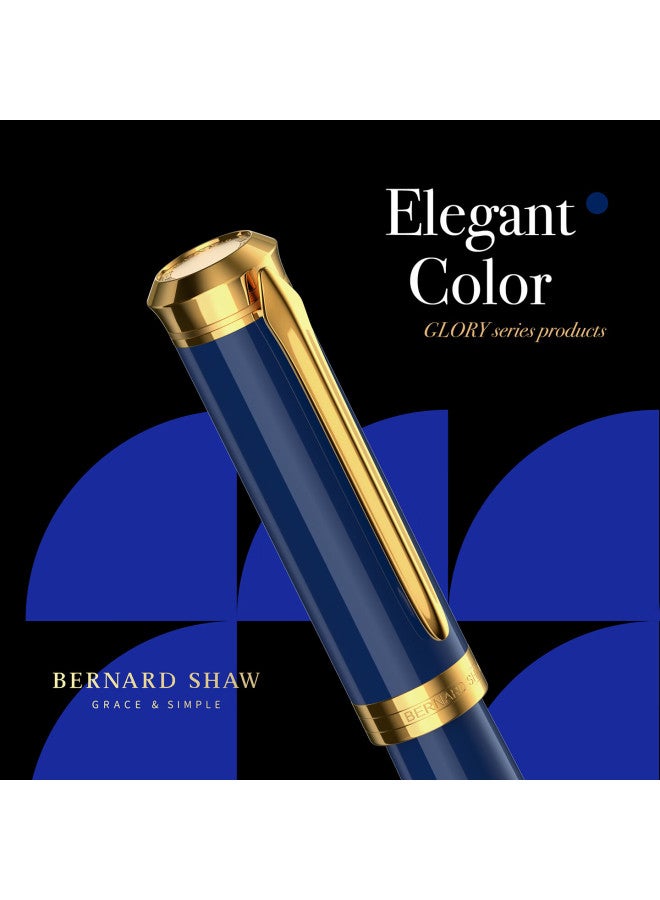 Bernard Shaw Luxury Galileo Blue Pearl Pen Gift Set High-end Business Signature Pen For Adults Birthday Gift - Image 4