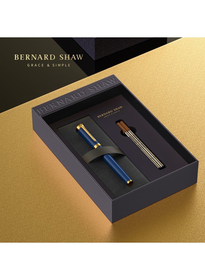 Bernard Shaw Luxury Galileo Blue Pearl Pen Gift Set High-end Business Signature Pen For Adults Birthday Gift - Image 5