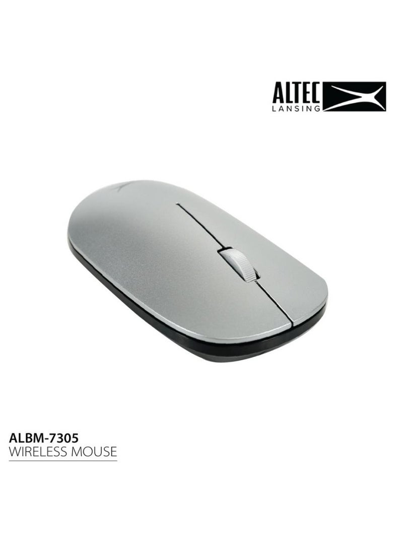 Altec Lansing - Wireless Slim Mouse ALBM7305 Silver - 1600DPI - Image 1