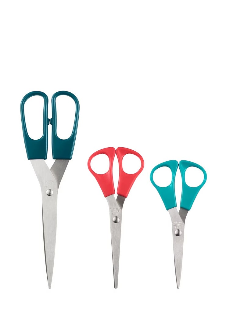 Scissors, set of 3, multicolour - Image 1