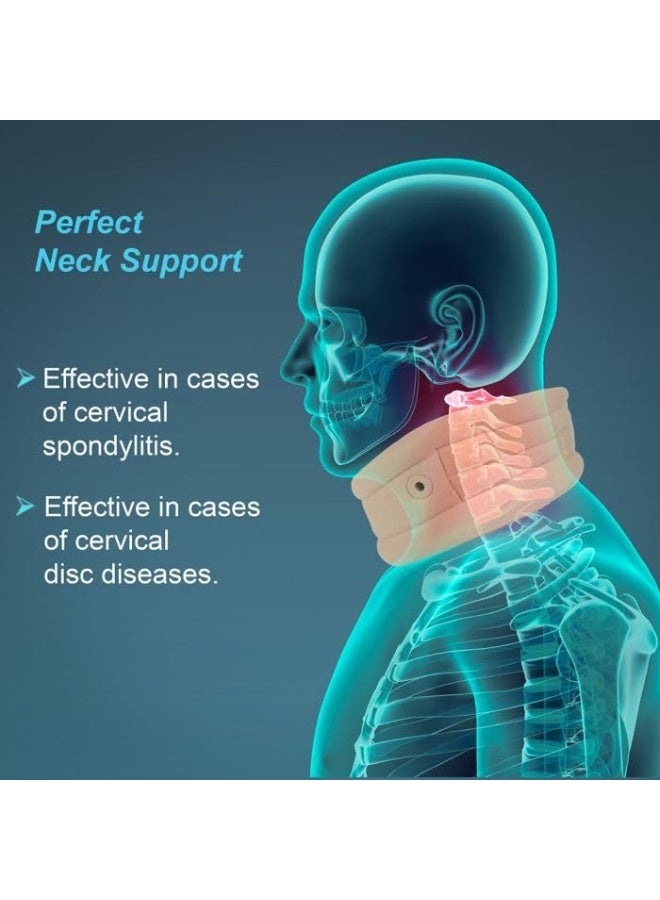 Soft Medical Neck Collar (Large Size) - Gentle Support & Max Comfort - Practical Tool for Minor Pain Relief - Image 2