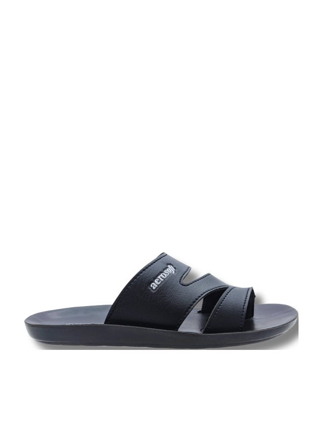 Aerosoft Men's Slippers G9023 Black - Image 1