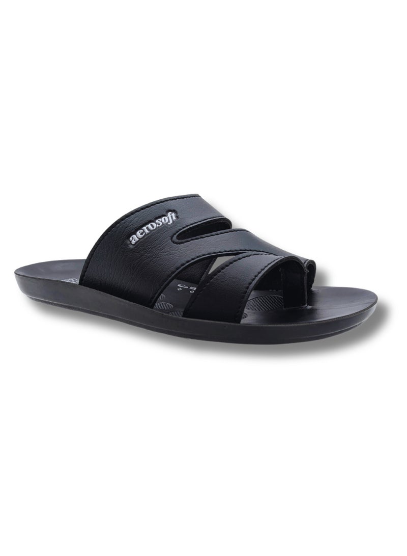 Aerosoft Men's Slippers G9023 Black - Image 2