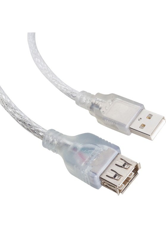 Angel Of Life USB Extension Cable 1.5 Meter Transparent Powermaster 