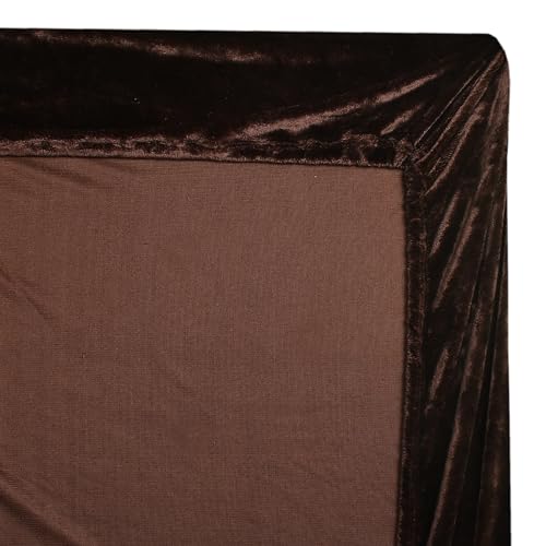 TIB® Premium Elastic Fitted Flannel Winter bedsheets for King Size Bed, 72 x 78 x 8 Inches Warm bedsheets for Winter King Size Bed with 2 Pillow Covers. (Coffee) - Image 3