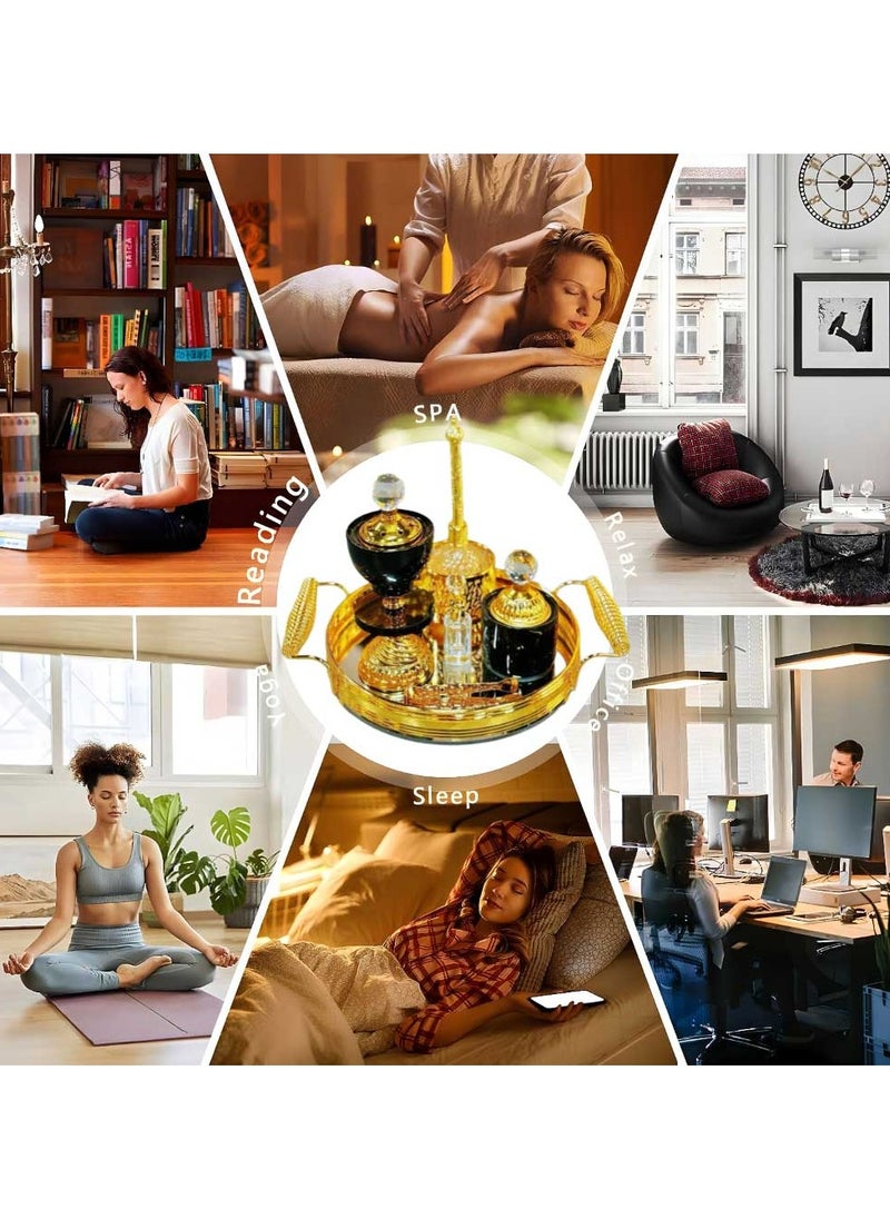 بخور بوسيدين - مجموعة مبخرة البخور ذات التصميم الأنيق وحامل العود العربي لعطر المنزل والمكتب - Image 1