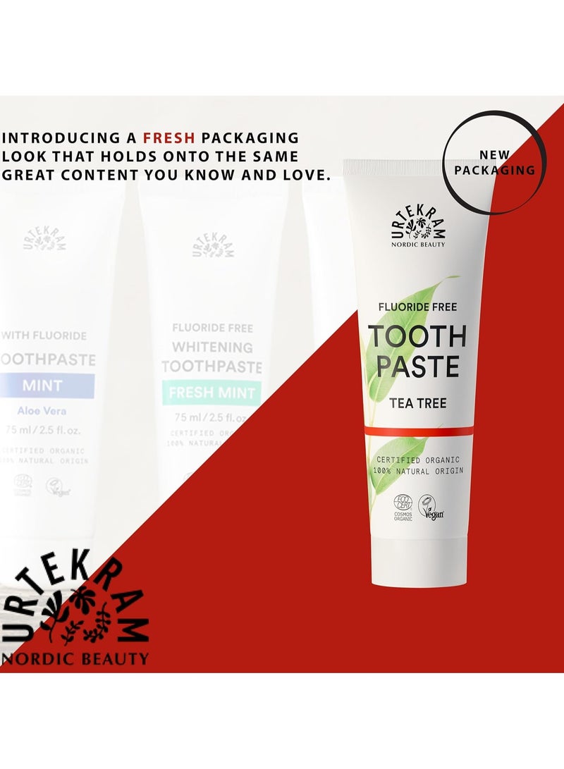 أورتيكرام معجون أسنان شجرة الشاي خالي من الفلورايد 75 مل - Image 2