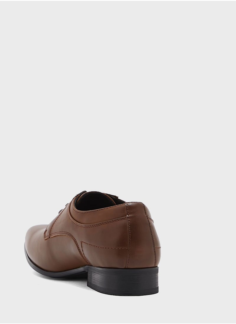 Robert Wood - Faux Leather Formal Derby - Image 1