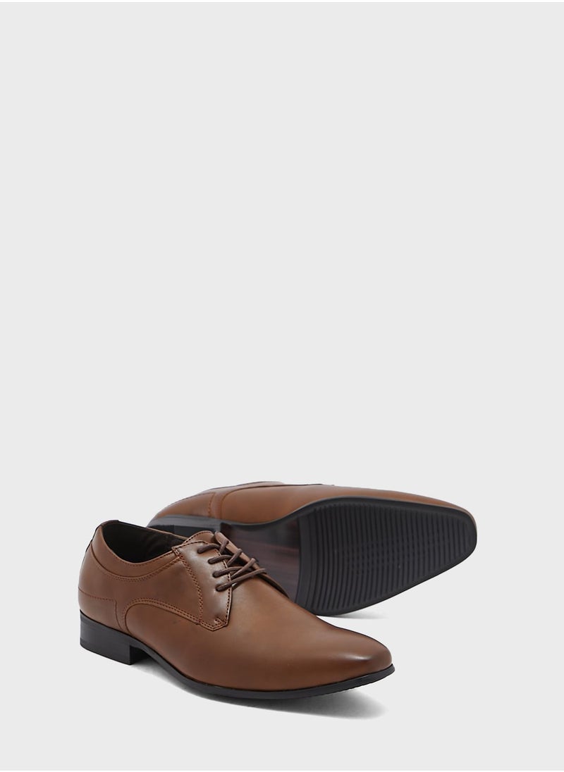 Robert Wood - Faux Leather Formal Derby - Image 1