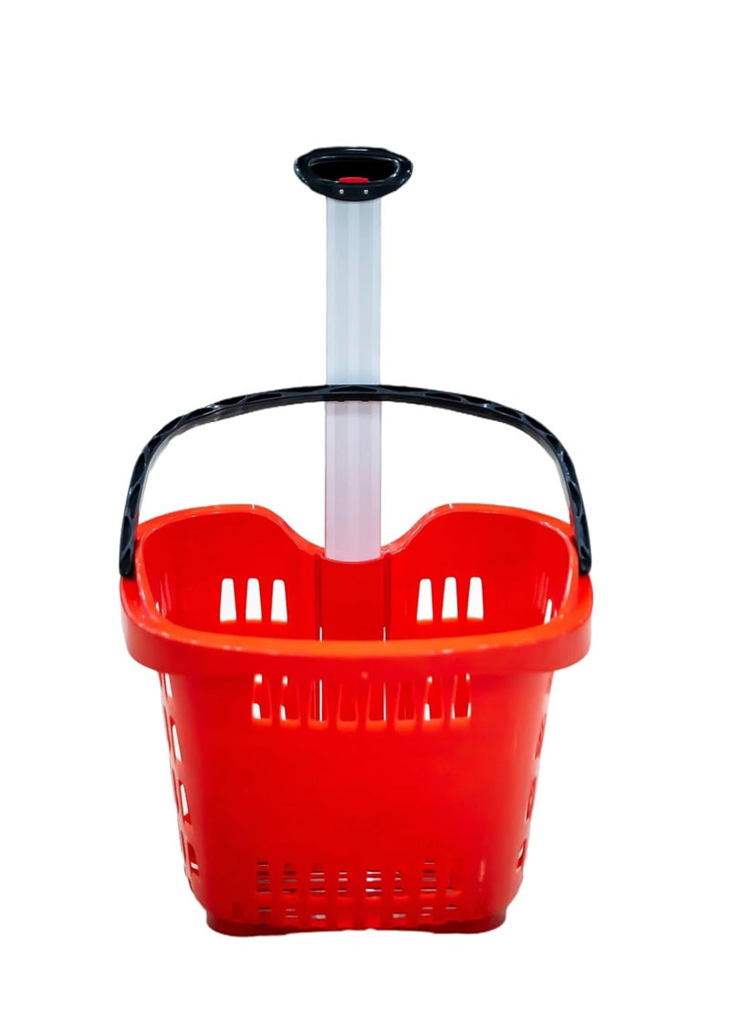 Big Apple Bigapple BABasket56L Heavy Weight King Shopping Basket with Wheels and Aluminium Handle 56L Capacity - Image 1