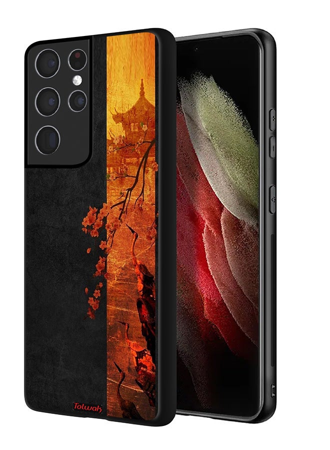 Tolwak Samsung Galaxy S21 Ultra 5G Protective Case Cover Autumn Colors Art - Image 1