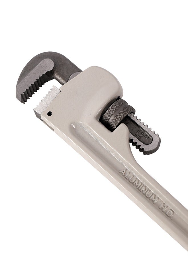 LAWAZIM Aluminum Straight Pipe Wrench -12inch- Heavy-Duty Rust-Resistant Adjustable Jaw Precision Tool - for Plumbing Repairs Pipe Maintenance and Installation Home Improvement DIY Industrial Workshop  - Image 2