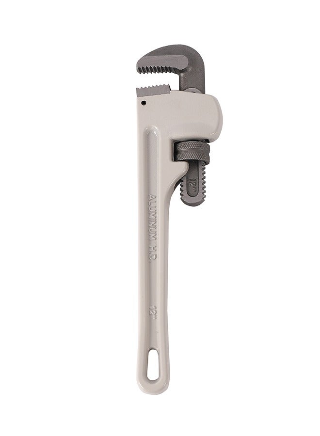LAWAZIM Aluminum Straight Pipe Wrench -12inch- Heavy-Duty Rust-Resistant Adjustable Jaw Precision Tool - for Plumbing Repairs Pipe Maintenance and Installation Home Improvement DIY Industrial Workshop  - Image 3