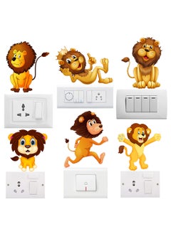 Rangoli Rangoli Switch Board Stickers Standard Size Multicolor Vinyl 40 Inch by 20 cm Pack of 1 CodeSB10  - Image 1