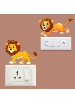 Rangoli Rangoli Switch Board Stickers Standard Size Multicolor Vinyl 40 Inch by 20 cm Pack of 1 CodeSB10  - Image 2