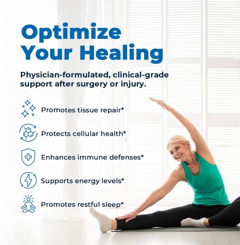 VitaMedica  Clinical Support Formula  Promotes Collagen  Wound Healing  Vitamin C D  A to Support Healthy Immune Function  Zinc  Selenium  Vitamin B  Multivitamin for Women  Men - Image 2