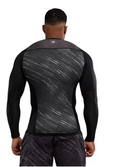 VENUM VENUM RAPID RASHGUARD LONG SLEEVES BLACK/STORM GREY  - Image 3
