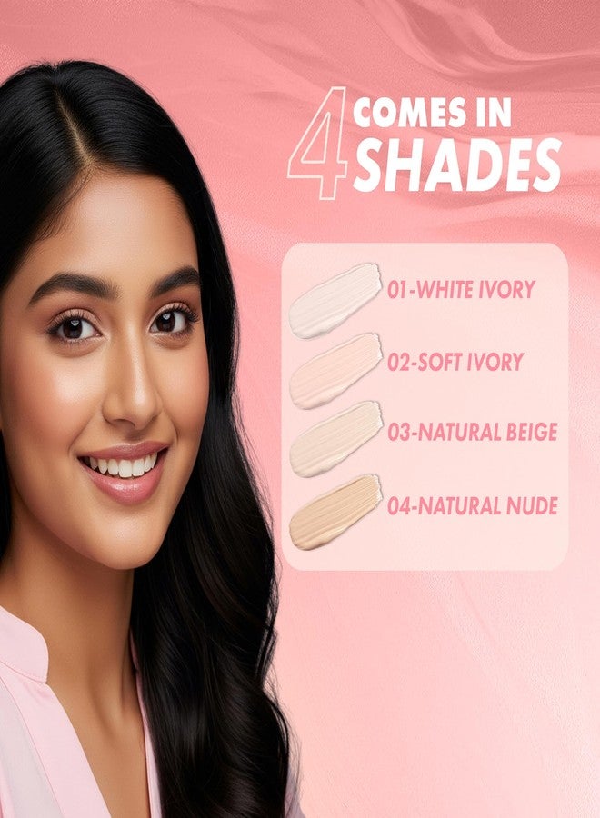 ماليو كريم أساس مالياو بي بي + كريم تفتيح البشرة - تغطية كاملة - لمسة نهائية مطفية - مظهر تفتيح فوري (01) - Image 5