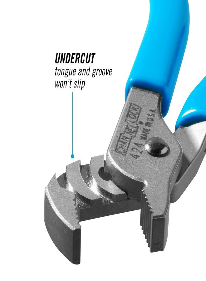 تشانل لوك كماشة Channellock 424 ذات الفك 1/2 بوصة، واللسان والأخدود 4-1/2 بوصة - Image 5