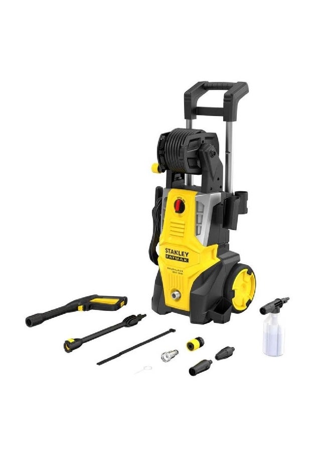 Stanley 2100W Powerful High-Performance Brushless Motor Corded Pressure Washer Yellow and Black 73 x 36 x 35.5 cm SFMPW240060-B5 - Image 1