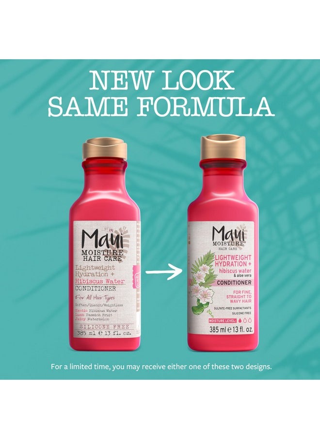 MAUI MOISTURE Maui Moisture Lightweight Hydration + Hibiscus Water Conditioner for Daily Moisture, No Sulfates, 13 fl oz  - Image 2
