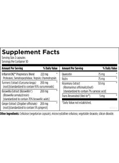 Designs for Health Inflammatone - Boswellia Extract Capsules with Enzymes, Rosemary Extract, Ginger Root, Rutin - Turmeric Curcumin Supplement to Support A Healthy Inflammatory Response (60 Caps) - pzsku/Z106981760B1878D01991Z/45/_/1741000351/54385004-43e2-4f83-aecd-2b8b90805ced