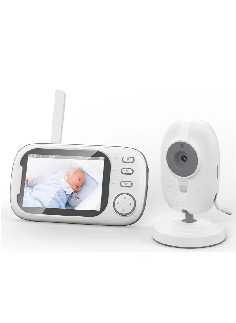 ZONBON Wireless Video Baby Monitor,3.5 Inches Night Vision LCD Two Way Call  - Image 1