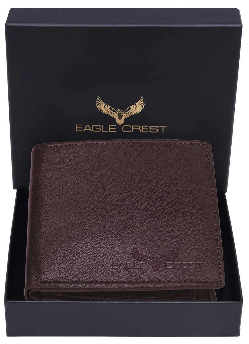 Eagle Crest Falcon Brown Leather Wallet for Men - Image 2