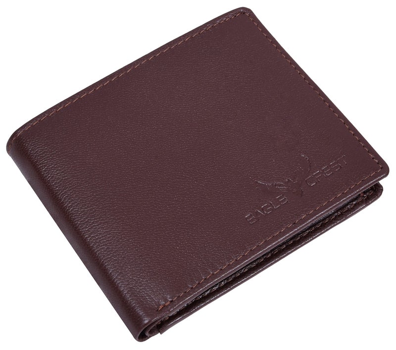 Eagle Crest Falcon Brown Leather Wallet for Men - Image 5