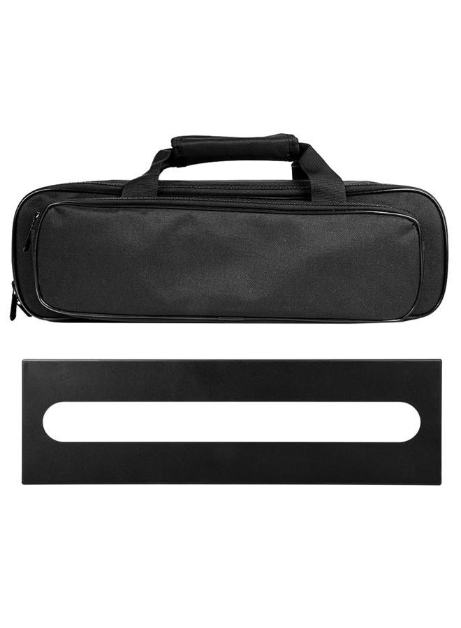 Soyan Mini Guitar Pedal Board 15.7" x 4.9" with Carry Bag (SPB-16) - Image 1