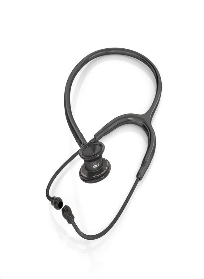أم دي أف إنسترومينتس أجهزة MDF، سماعة طبية للأطفال من الفولاذ المقاوم للصدأ MD One® الممتازة ذات الرأسين - أسود بالكامل (MDF777C-BO) - Image 3