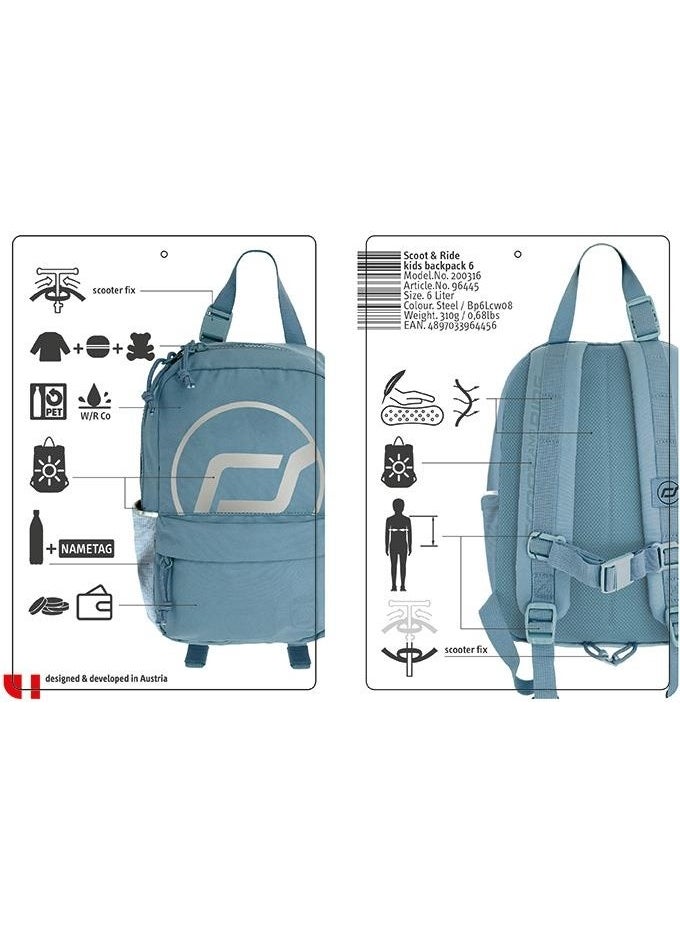 SCOOT - And Ride Backpack Petrol Blue Xxs-S 200316-96445 - Image 1