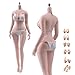 Fremego 16 Scale Female Body12inch Super Flexible Plump Body Type Female Figure with Detachable Feet Hand Shapes Seamless Miniature Action Figure Collectible 240101P Pale Skin - Image 3