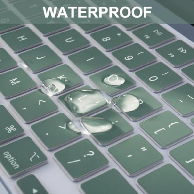 Keyboard Cover Skin Compatible with MacBook Air 13.6 inch 2025 M4 A3240/Air 15 inch M4 A3241 - Image 3