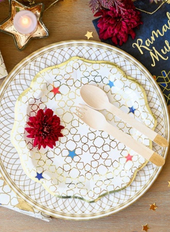 Party Camel 9" Star Pattern Plates - Image 1