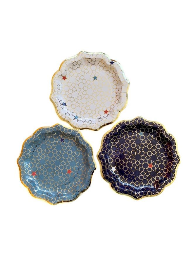Party Camel 9" Star Pattern Plates - Image 3