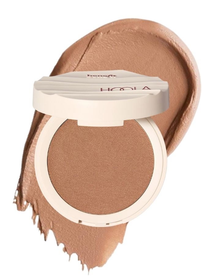 بينيفت كريم برونزر هولا ويف من بينيفت كوزمتكس، 9 غرام - أصلي بدرجات لونية محايدة - كريم برونزر قابل للبناء والدمج للحصول على توهج طبيعي كالشمس - Image 1