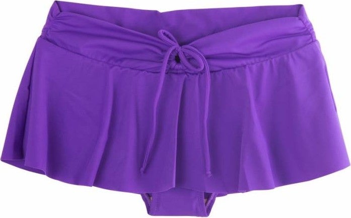 Ayyıldız Crescent Moon 63041 Purple Skirted Bikini Bottom  - Image 2