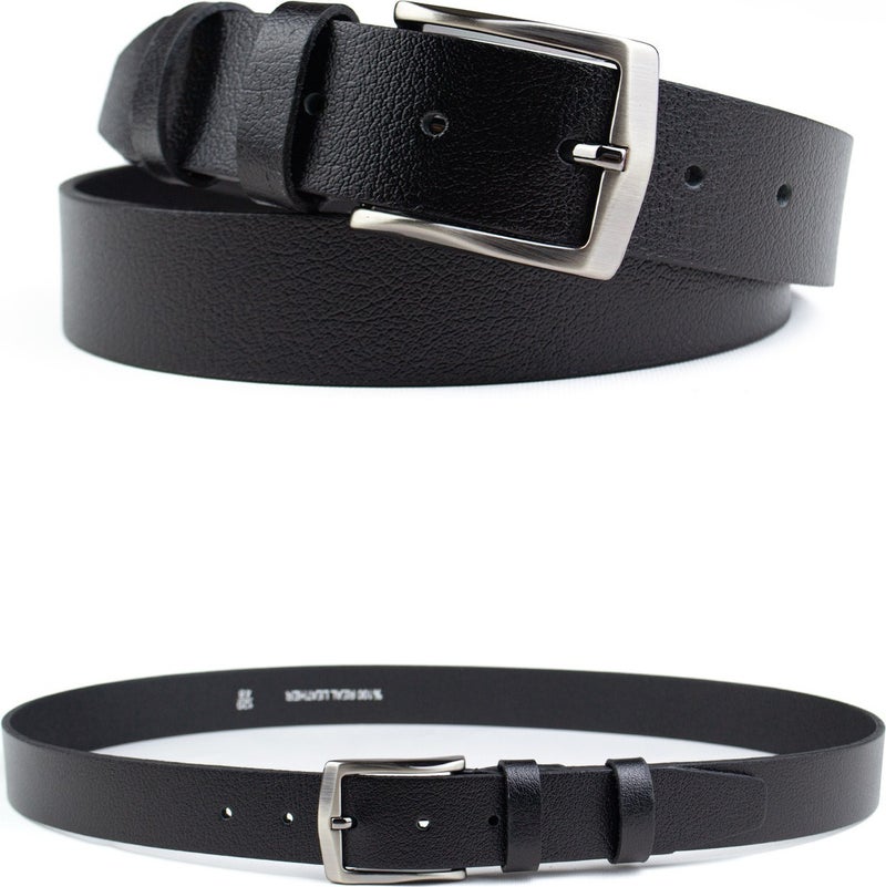 Gayış Gaış Special Boxed | Premium 100% Leather One Piece | 3.5cm Men's Cloth Trousers - Suit Belt - Image 4