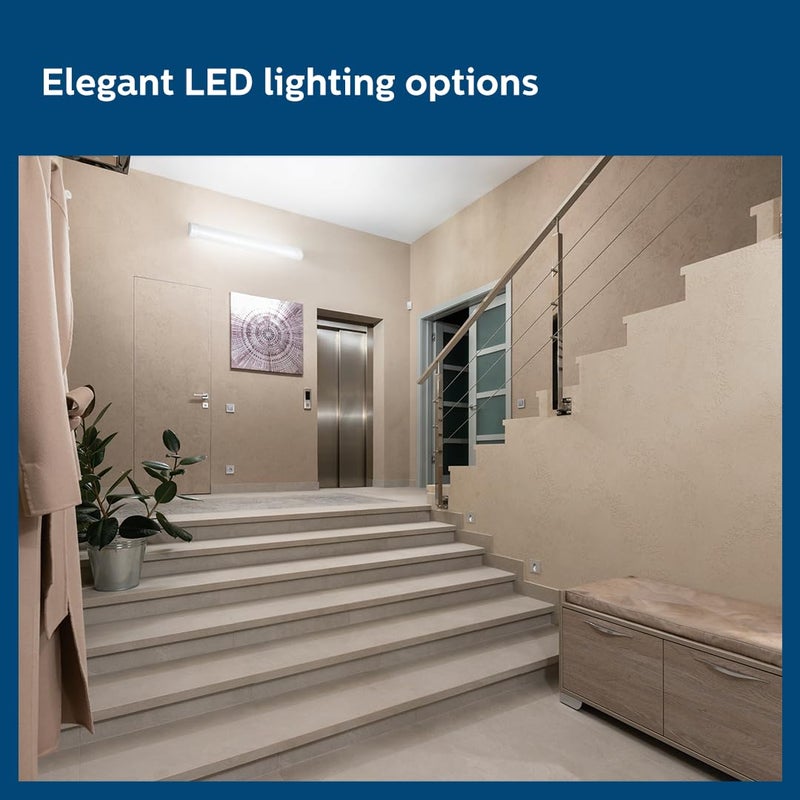 Philips 50-watt LED Batten/Tubelight | StarBright Compact 4-ft Decorative Modern LED Wall Tubelight for Living Room & Bedroom | Cool Day Light, Pack of 2 - Image 5