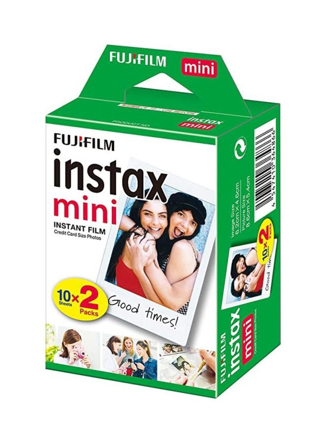 20-Piece Instax Mini Film White - Image 2