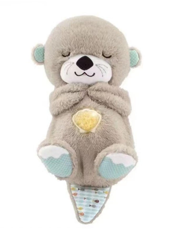 Gonice Sleep And Playmate Nighttime Otter teddy Musical Stuffed Baby Plush soft Toy  - Image 2