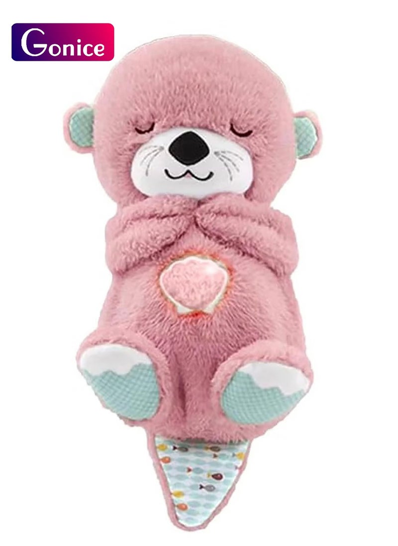 Gonice Sleep And Playmate Nighttime Otter teddy Musical Stuffed Baby Plush soft Toy  - Image 1