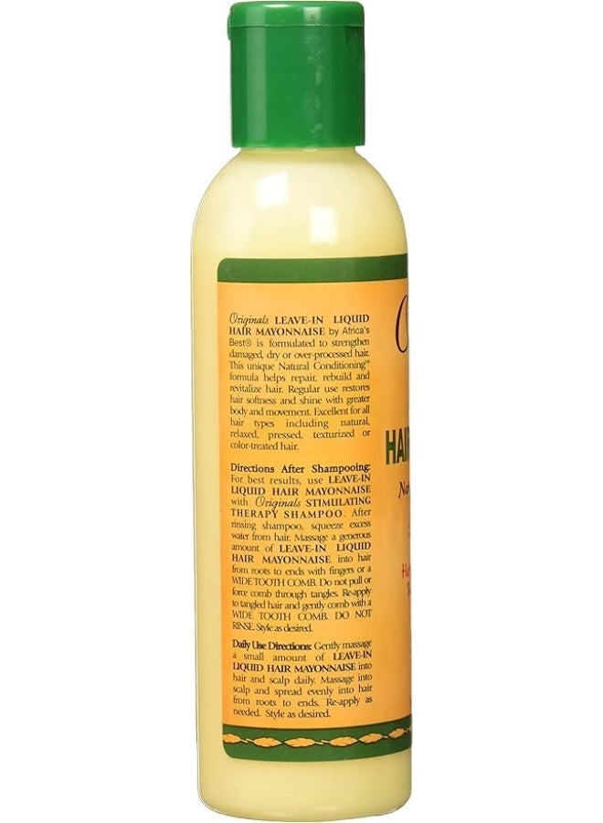 Africa's BEST Africa's Best Conditioner, Originals Hair Mayonnaise Leave-In, 6 Fl Oz - Image 2