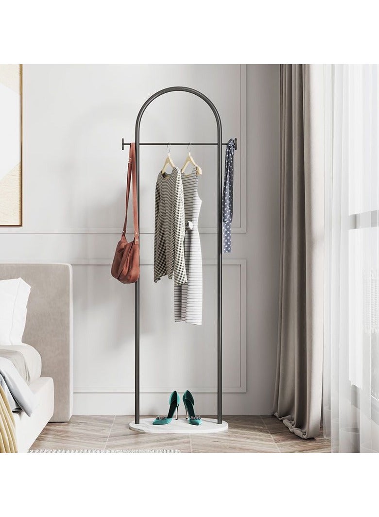 انسجام حامل معاطف وملابس عصري ومتعدد الاستخدامات، حامل معاطف بارتفاع 170 سم، حامل ملابس قائم بذاته بقاعدة من الرخام الطبيعي المستقر، حامل ملابس عالي التحمل، حامل شماعات معاطف للحقيبة والقبعة والوشاح والسترات لغرفة النوم وغرفة المعيشة - Image 3